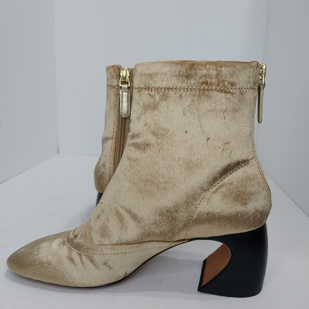 3.1 Phillip Lim "ID" Velvet Ankle Boots, Size 38|US 8.5 - Picture 6 of 10